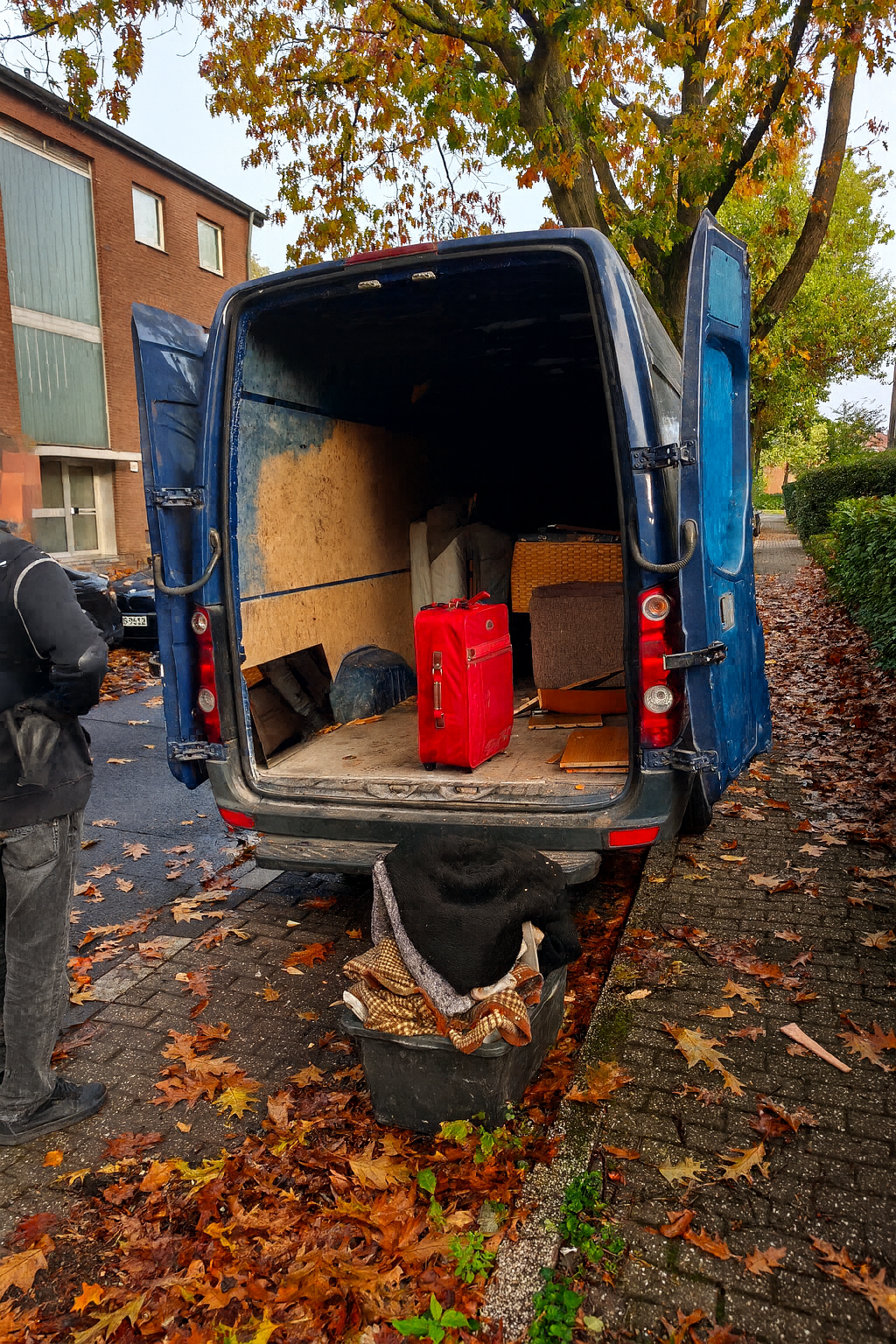 Beladung des Transporters